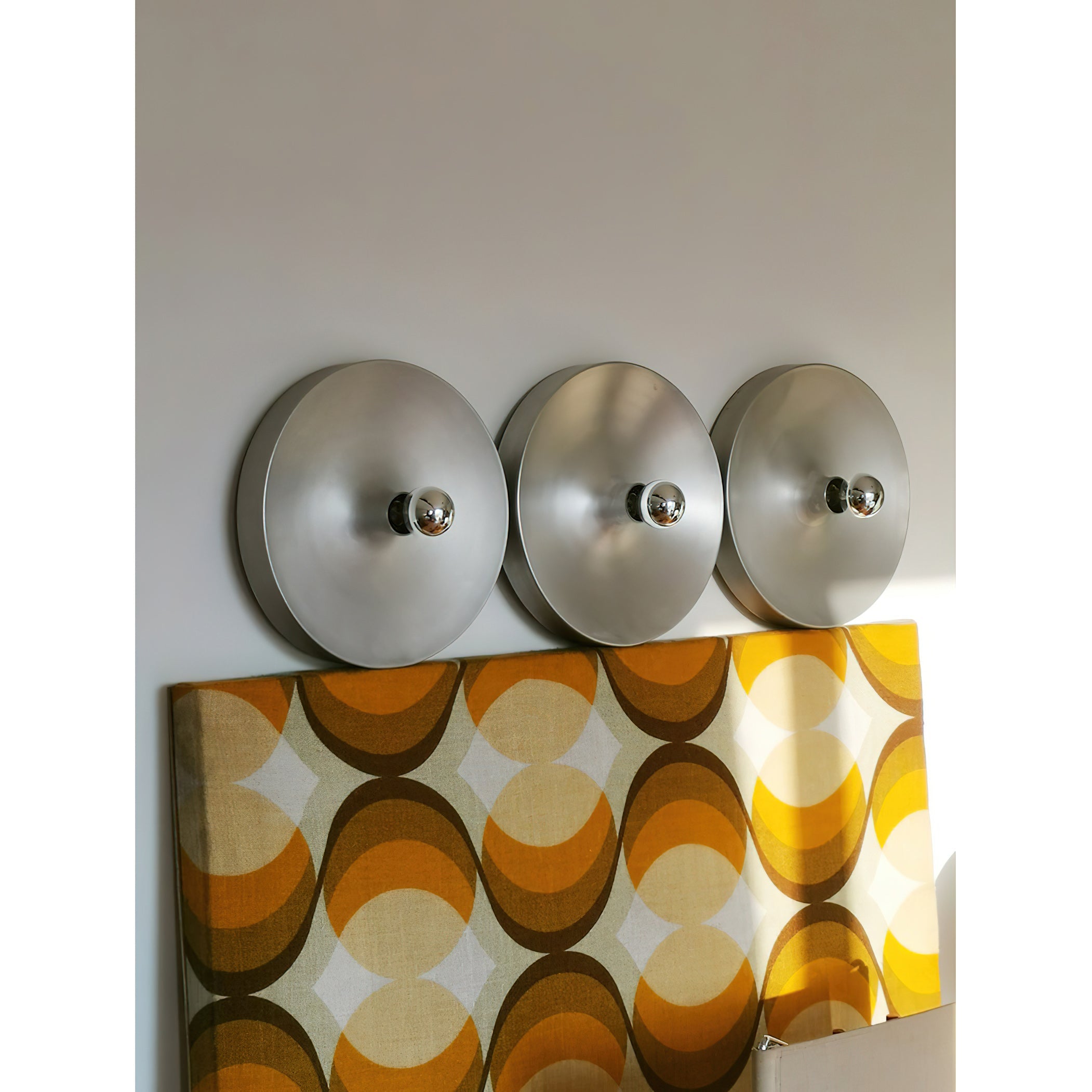 Moderne Disc Wandlamp Ijzer Wit Zwart Oranje Nikkel Messing Plafondlamp Dubbelfunctie Porches Patio Interieur Verlichting | Sansoti