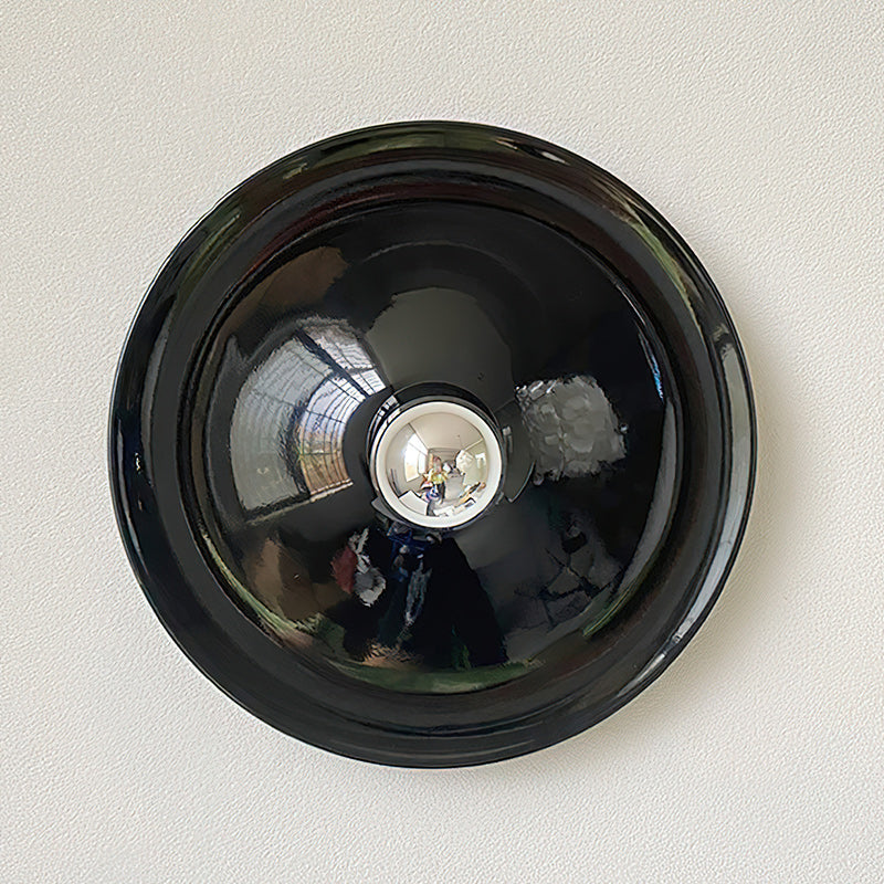 Moderne Disc Wandlamp Ijzer Wit Zwart Oranje Nikkel Messing Plafondlamp Dubbelfunctie Porches Patio Interieur Verlichting | Sansoti