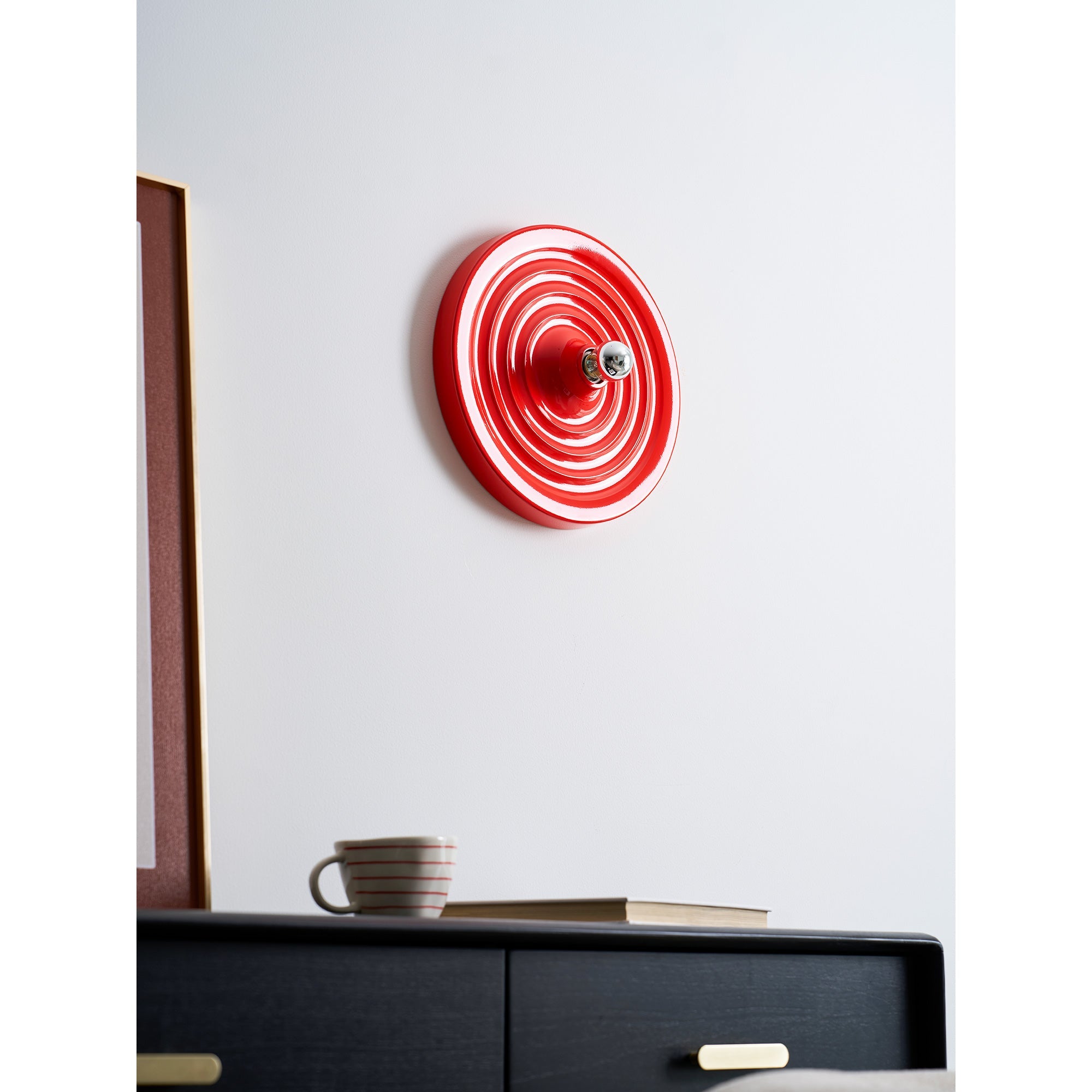 Moderne Disc Wandlamp Ijzer Wit Zwart Oranje Nikkel Messing Plafondlamp Dubbelfunctie Porches Patio Interieur Verlichting | Sansoti