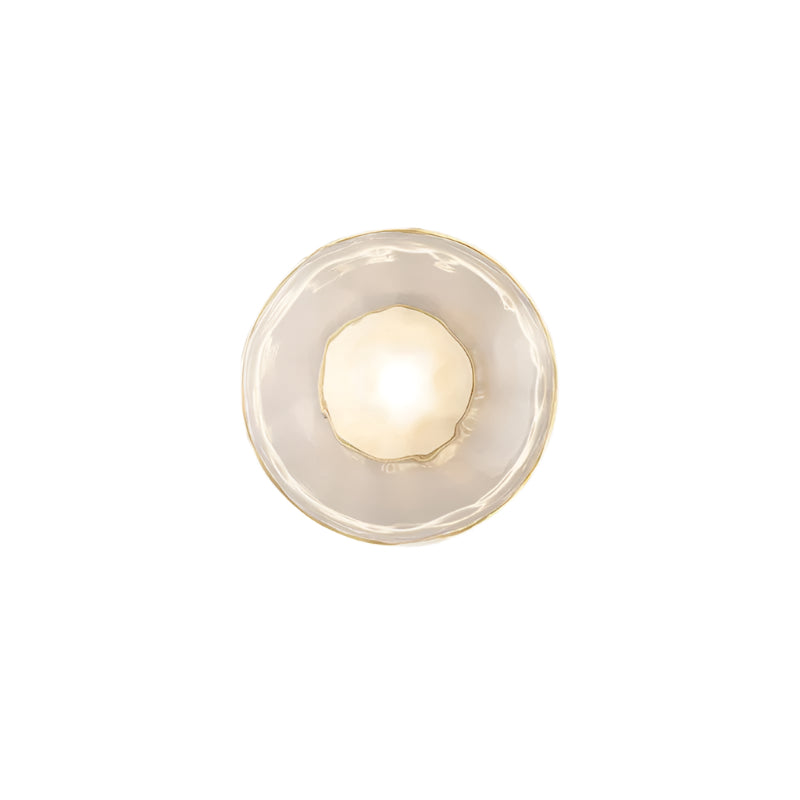 Glazen Wandlamp met Aluminium Frame – Mondgeblazen Glas – 5W LED – Moderne Wandverlichting voor Gang, Slaapkamer en Leeshoek | Sansoti
