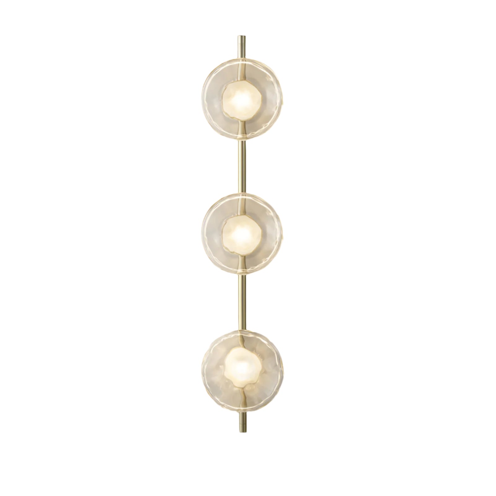 Glazen Wandlamp met Aluminium Frame – Mondgeblazen Glas – 5W LED – Moderne Wandverlichting voor Gang, Slaapkamer en Leeshoek | Sansoti