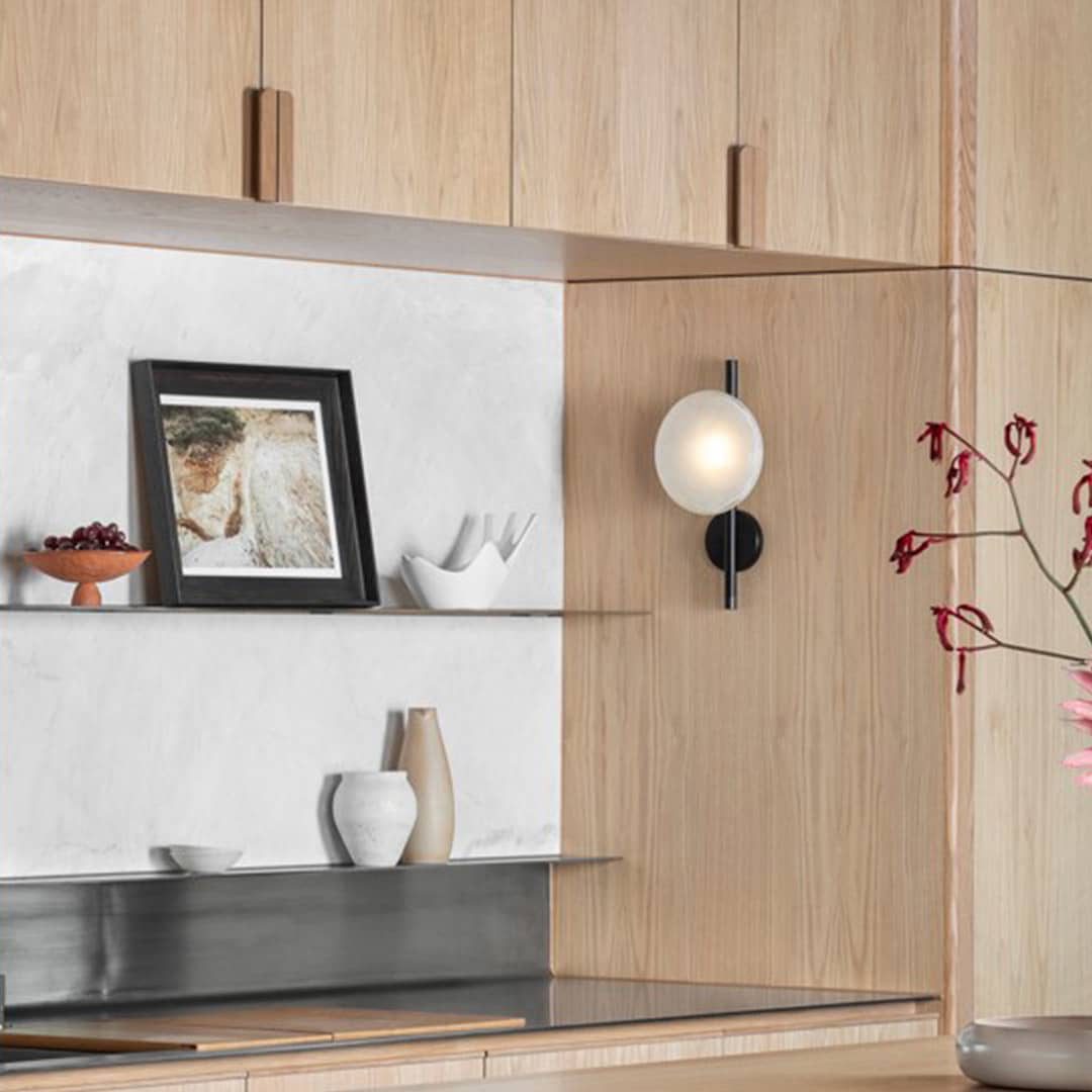 Glazen Wandlamp met Aluminium Frame – Mondgeblazen Glas – 5W LED – Moderne Wandverlichting voor Gang, Slaapkamer en Leeshoek | Sansoti