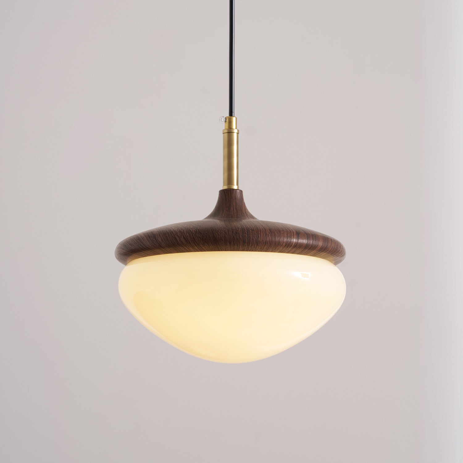 Vintage Hanglamp Metaal en Glas Beige-Goud 22 cm Scandinavische Sfeer Eetkamer Woonkamer | Sansoti