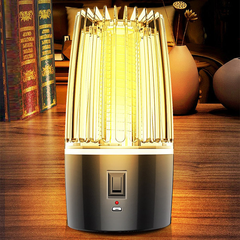 Oplaadbare Muggenval met LED Lamp 2-in-1 voor Binnen en Buiten 360 Graden Werking USB Insectenverdelger | Sansoti