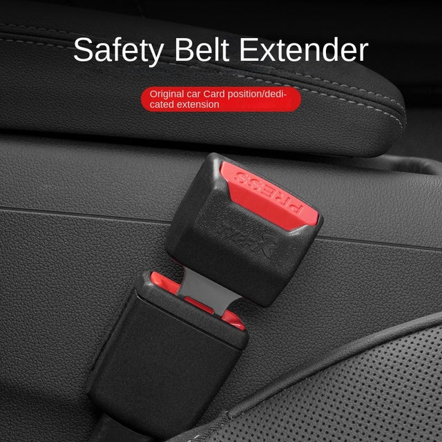 Autogurtverlängerungsclips Set mit 2 Stück Schwarz Kunststoff Metall Verstellbar Für Sicherheit Komfort Auto Reisen | Sansoti