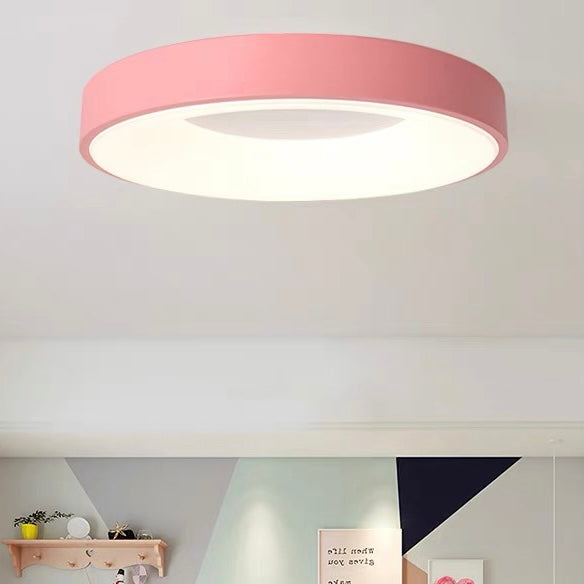 LED Deckenleuchte Rund Acryl Eisen Niedrige Räume Flur Schlafzimmer Wohnzimmer Moderne Aufbauleuchte Minimalistische Deckenbeleuchtung | Restfield