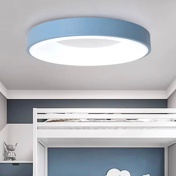 LED Deckenleuchte Rund Acryl Eisen Niedrige Räume Flur Schlafzimmer Wohnzimmer Moderne Aufbauleuchte Minimalistische Deckenbeleuchtung | Restfield