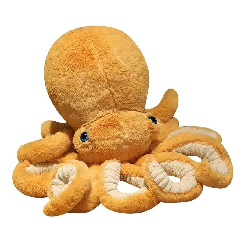 Plüsch-Oktopus XXL Weiches Kinderkissen Spielzeug Dekoration Kinderzimmer Tentakel Meerestier-Thema 30–90 cm | Sansoti