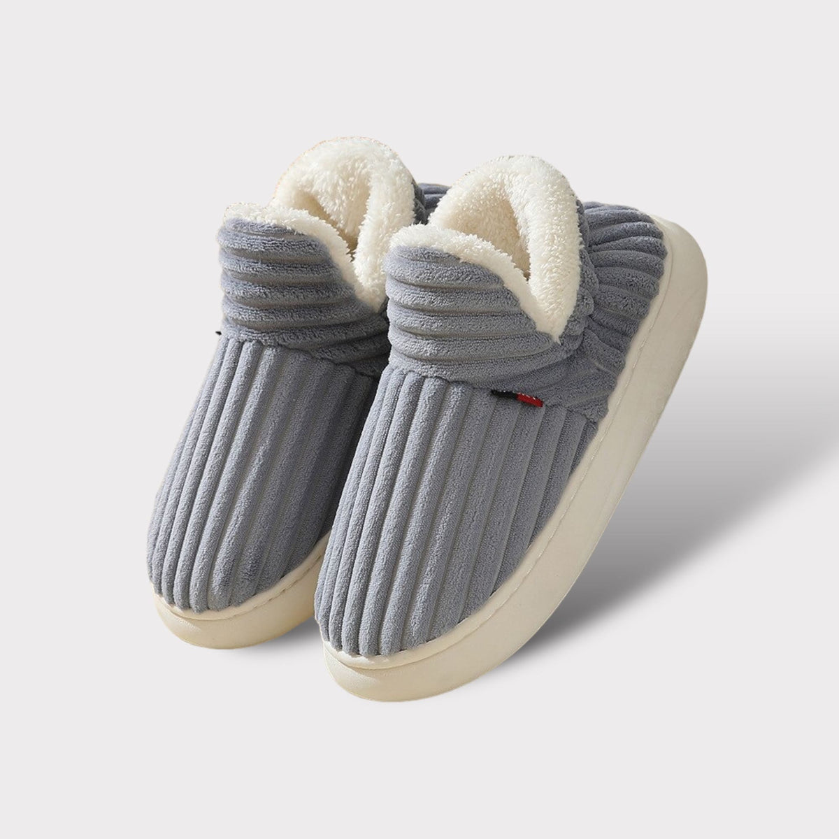Unisex-Hausschuhe aus Baumwolle – Warme Pantoffeln mit rutschfester Sohle für Damen und Herren Bequemes Schuhwerk für drinnen | Sansoti