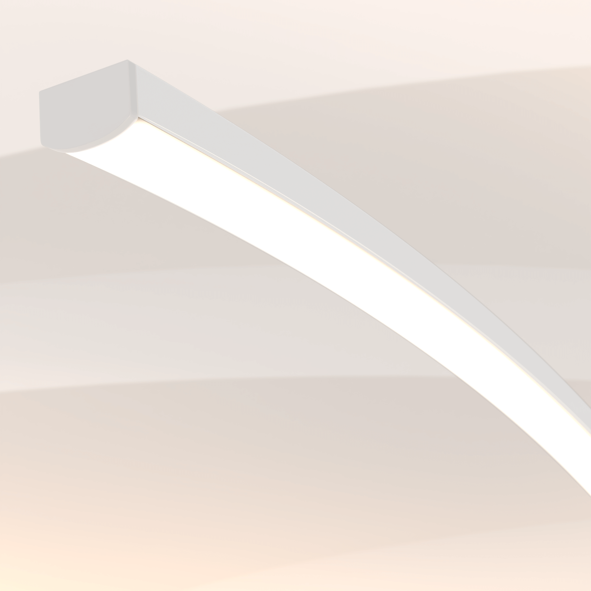 LED Stehleuchte Bogenlampe Schwarz Weiß Dimmbar 170cm Modernes Design | Restfield