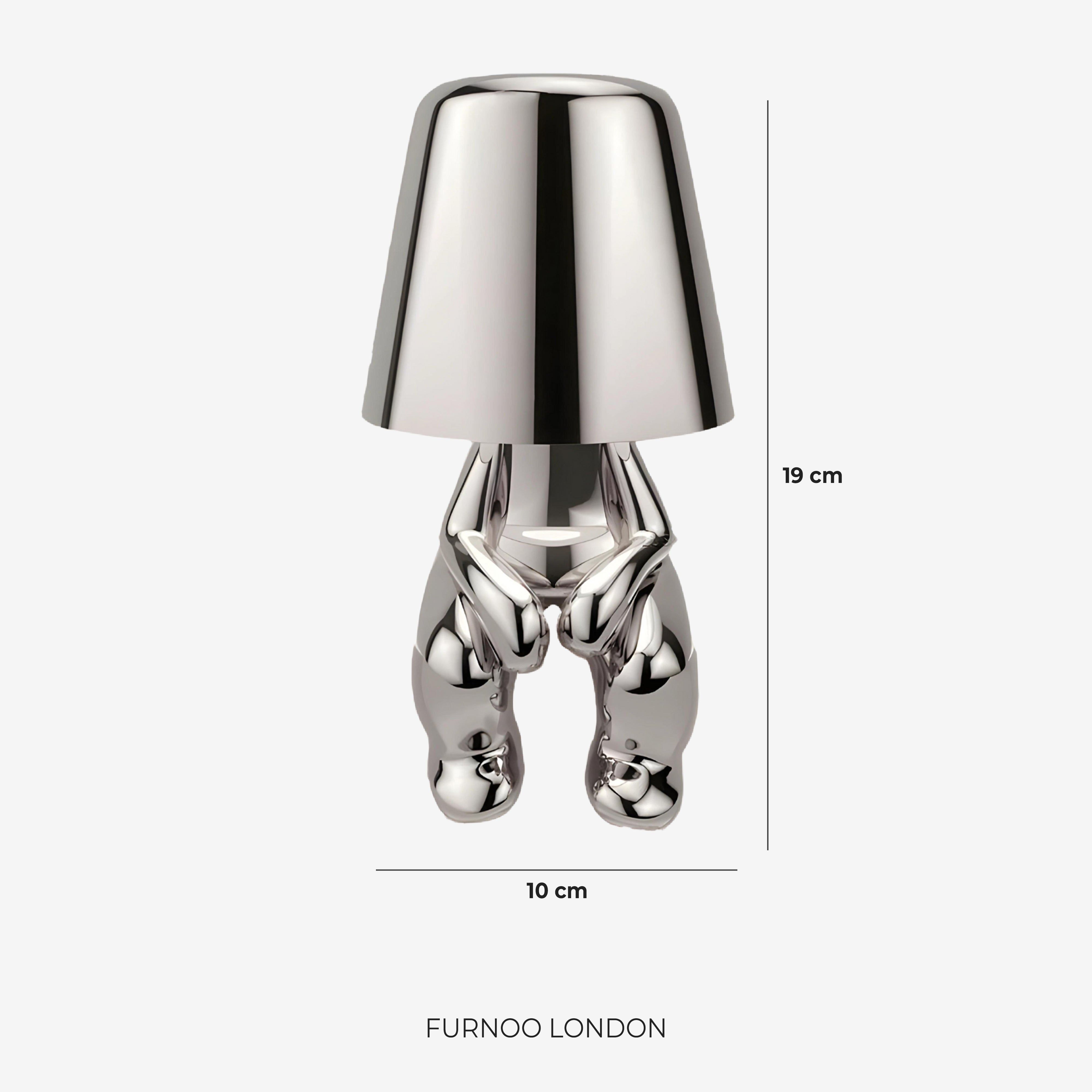 Metalen Tafellamp Sculptuur Figuur Sfeerlicht Touch Dimbaar LED Nachtlampje Goud Zilver Modern Design Decoratief | Sansoti