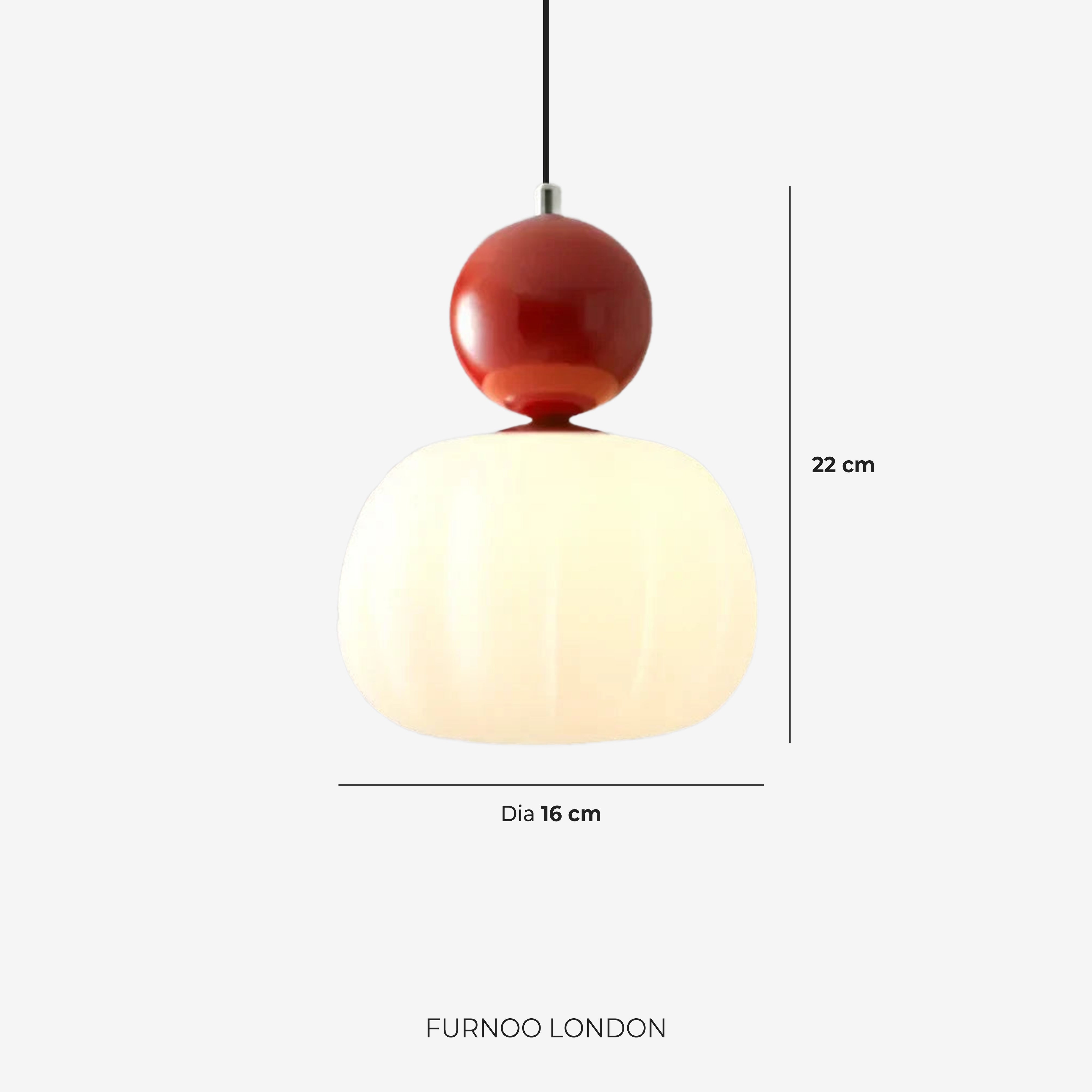Geometrische Hanglamp Bauhaus Design Metaal Glas E27 – 1 of 3 Lichtpunten Dimbaar Sfeerverlichting | Sansoti