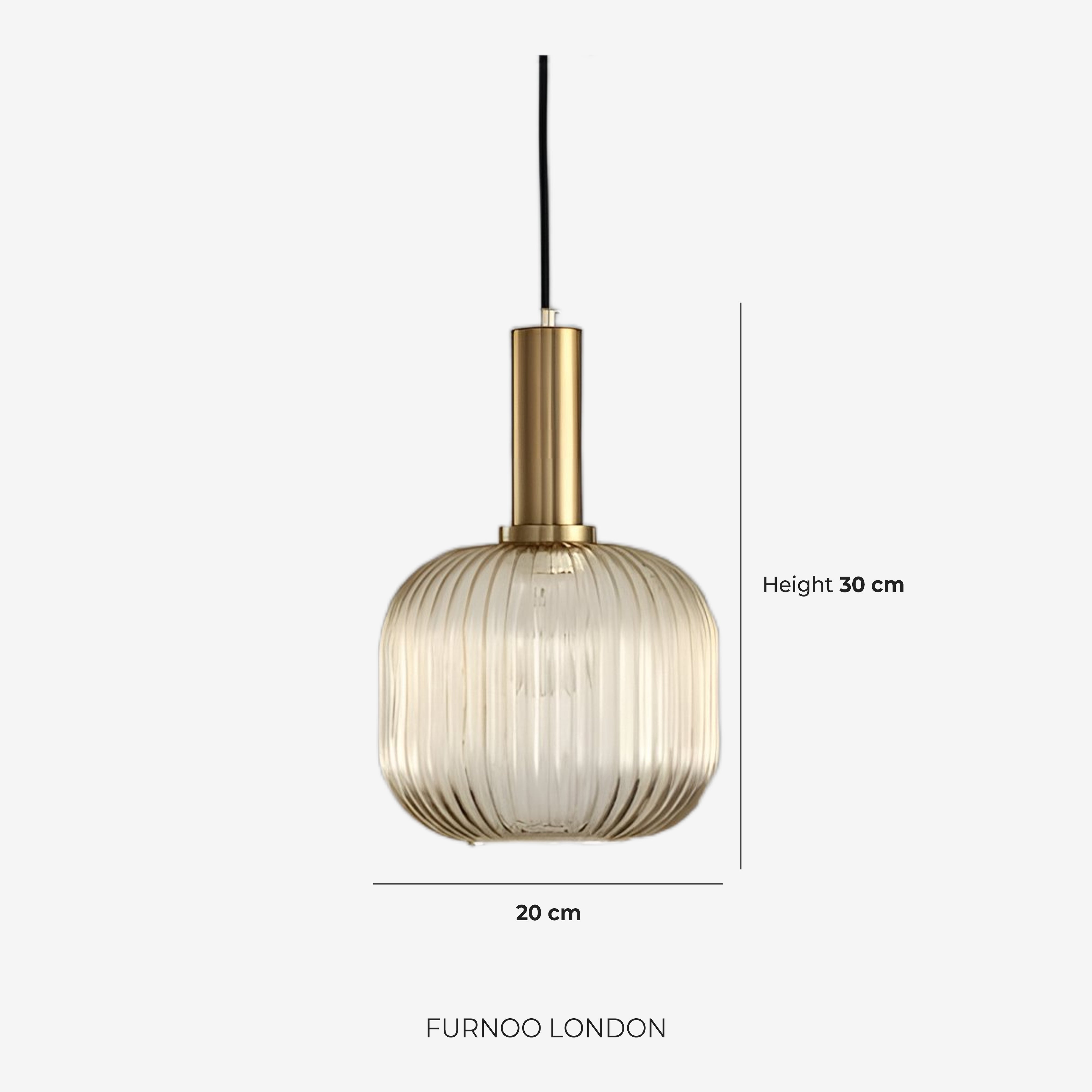 CLYDE Moderne Hanglamp met Gekleurde Glazen Kap – Scandinavisch Design voor Woonkamer & Eetkamer – E27 Fitting | Sansoti