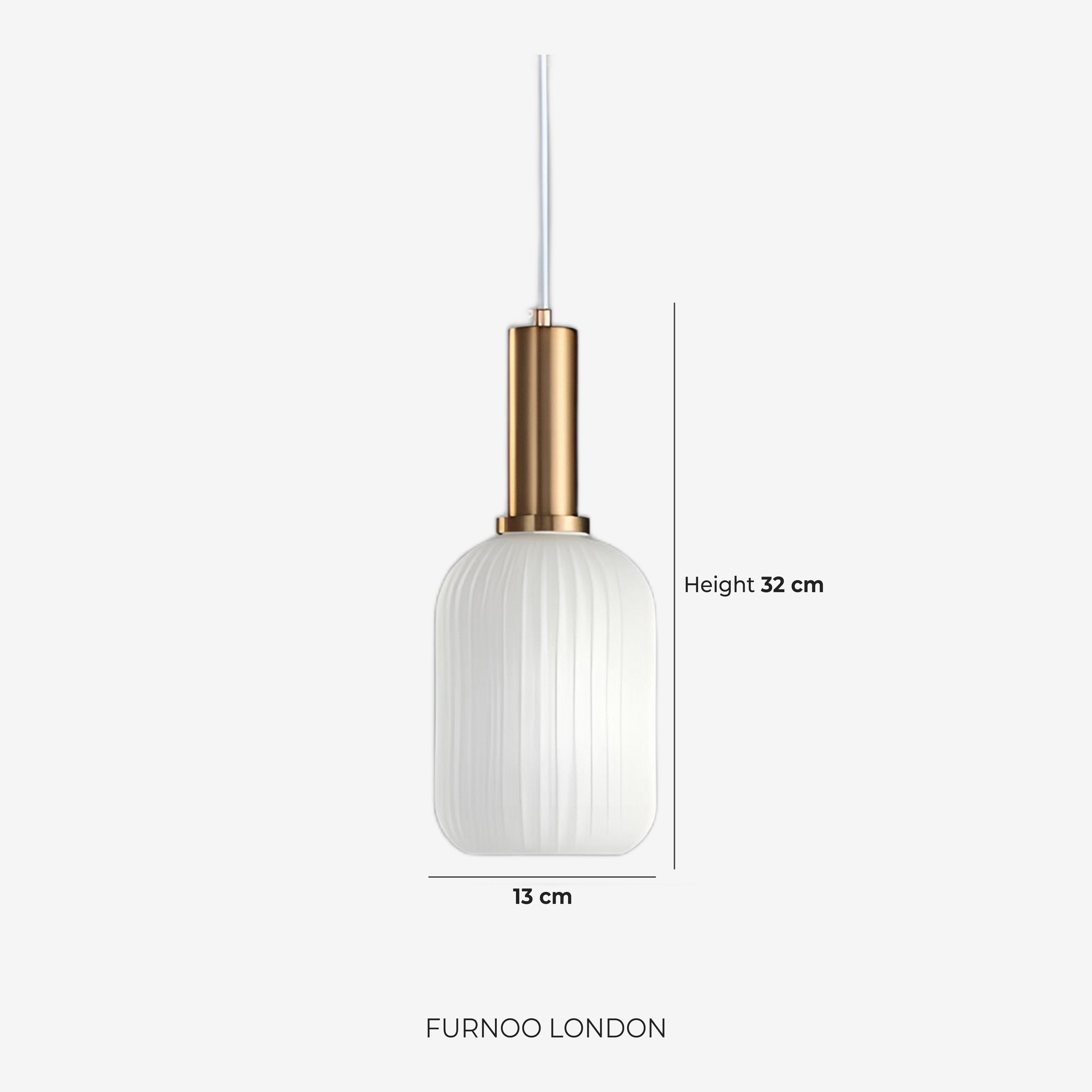 CLYDE Moderne Hanglamp met Gekleurde Glazen Kap – Scandinavisch Design voor Woonkamer & Eetkamer – E27 Fitting | Sansoti