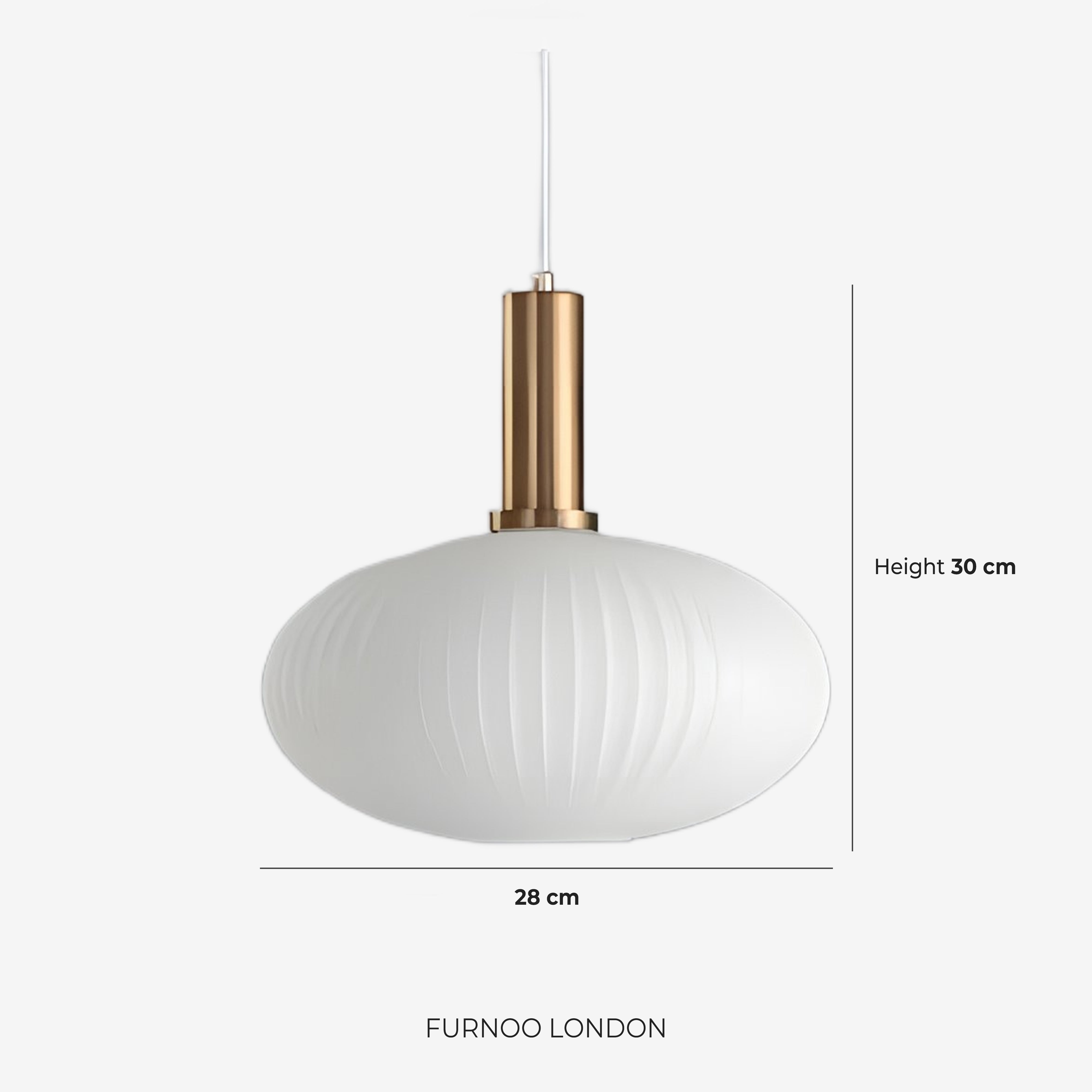 CLYDE Moderne Hanglamp met Gekleurde Glazen Kap – Scandinavisch Design voor Woonkamer & Eetkamer – E27 Fitting | Sansoti