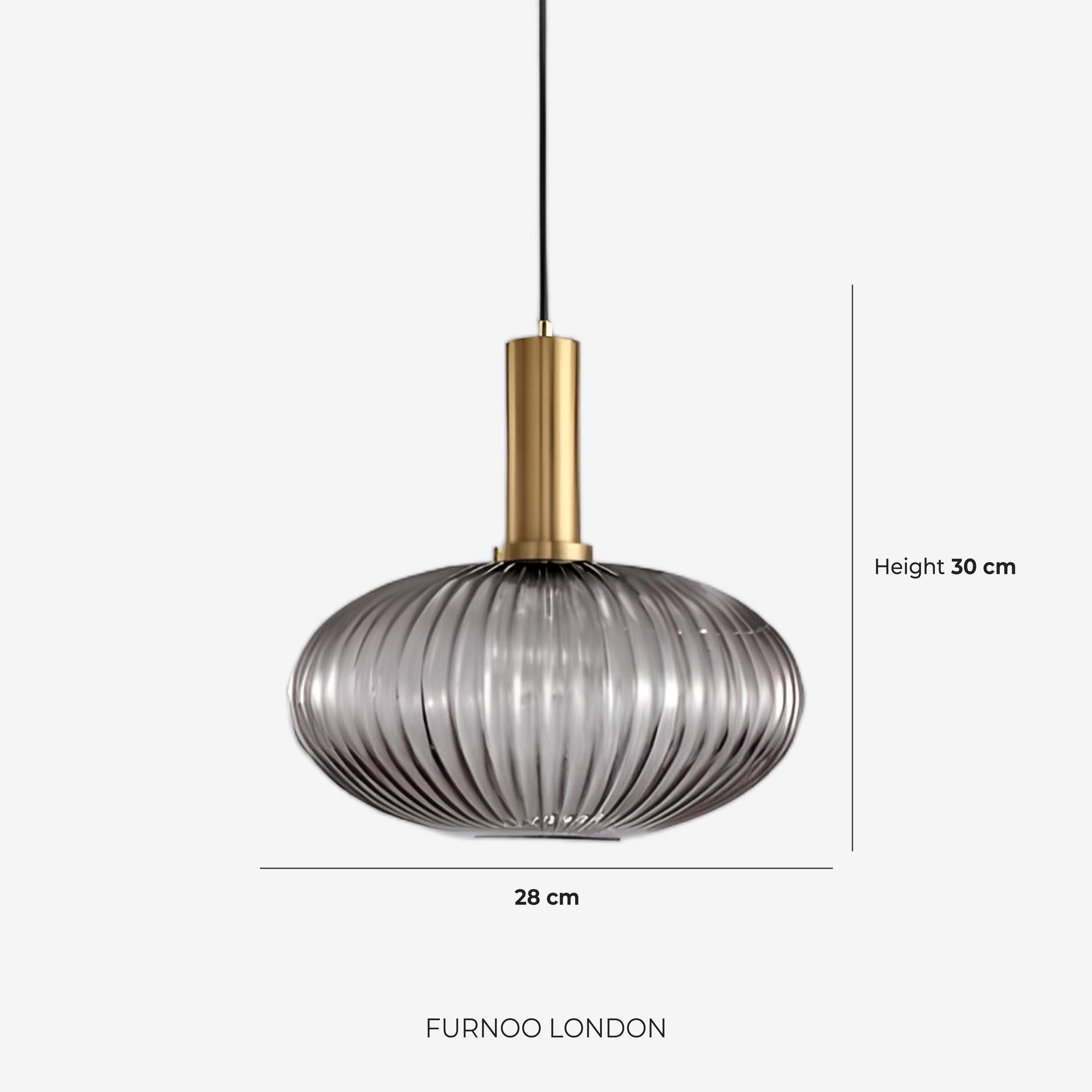 CLYDE Moderne Hanglamp met Gekleurde Glazen Kap – Scandinavisch Design voor Woonkamer & Eetkamer – E27 Fitting | Sansoti