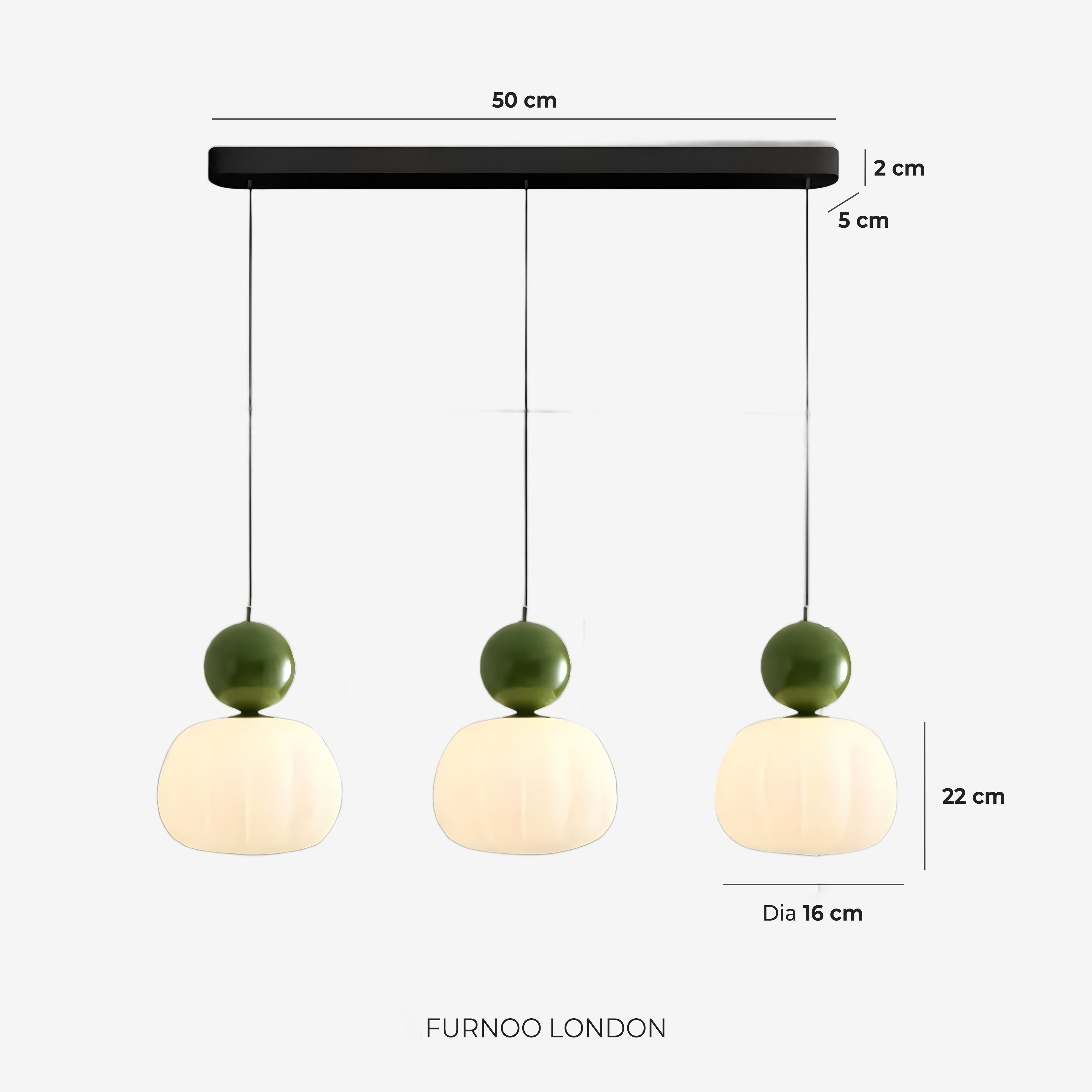 Geometrische Hanglamp Bauhaus Design Metaal Glas E27 – 1 of 3 Lichtpunten Dimbaar Sfeerverlichting | Sansoti