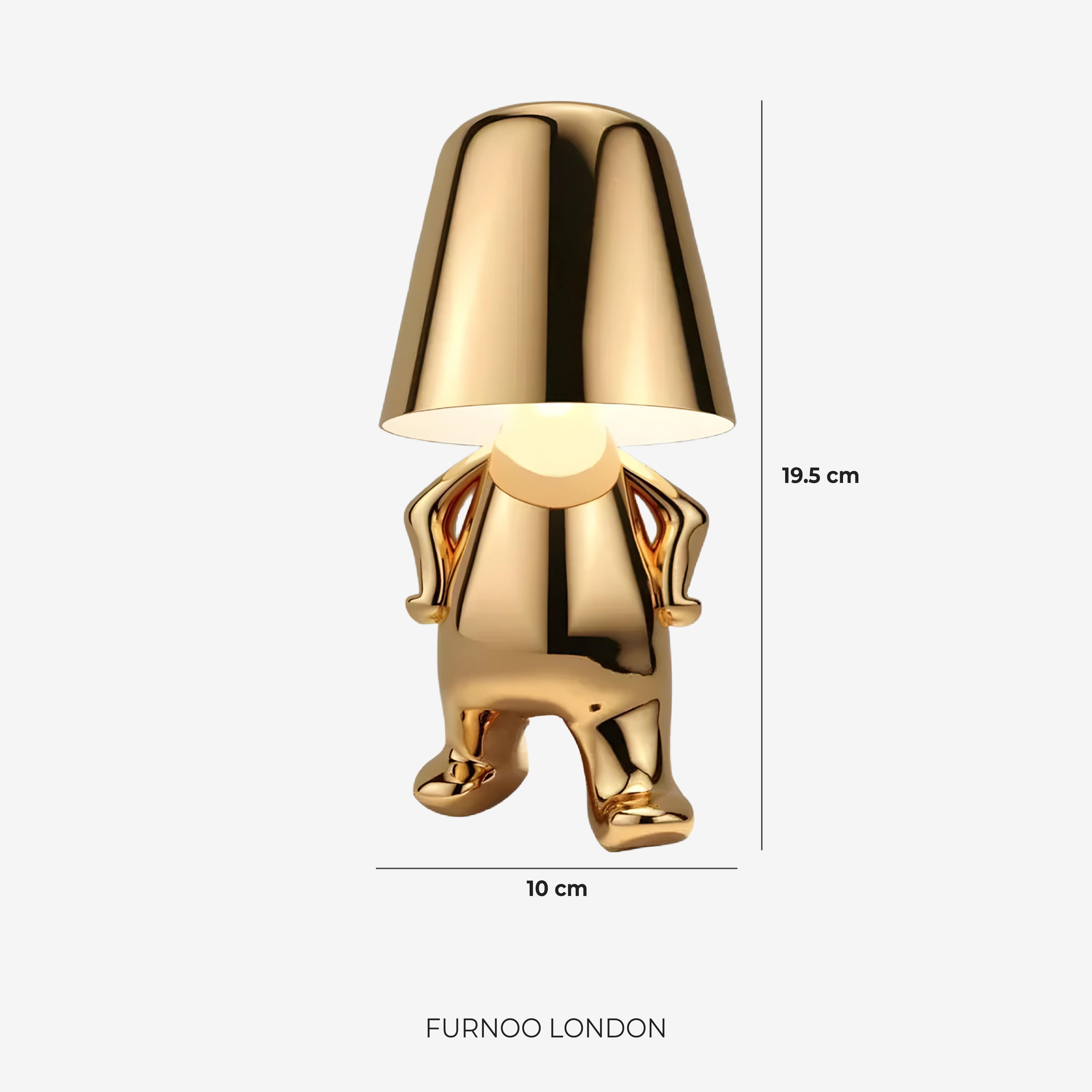 Metalen Tafellamp Sculptuur Figuur Sfeerlicht Touch Dimbaar LED Nachtlampje Goud Zilver Modern Design Decoratief | Sansoti