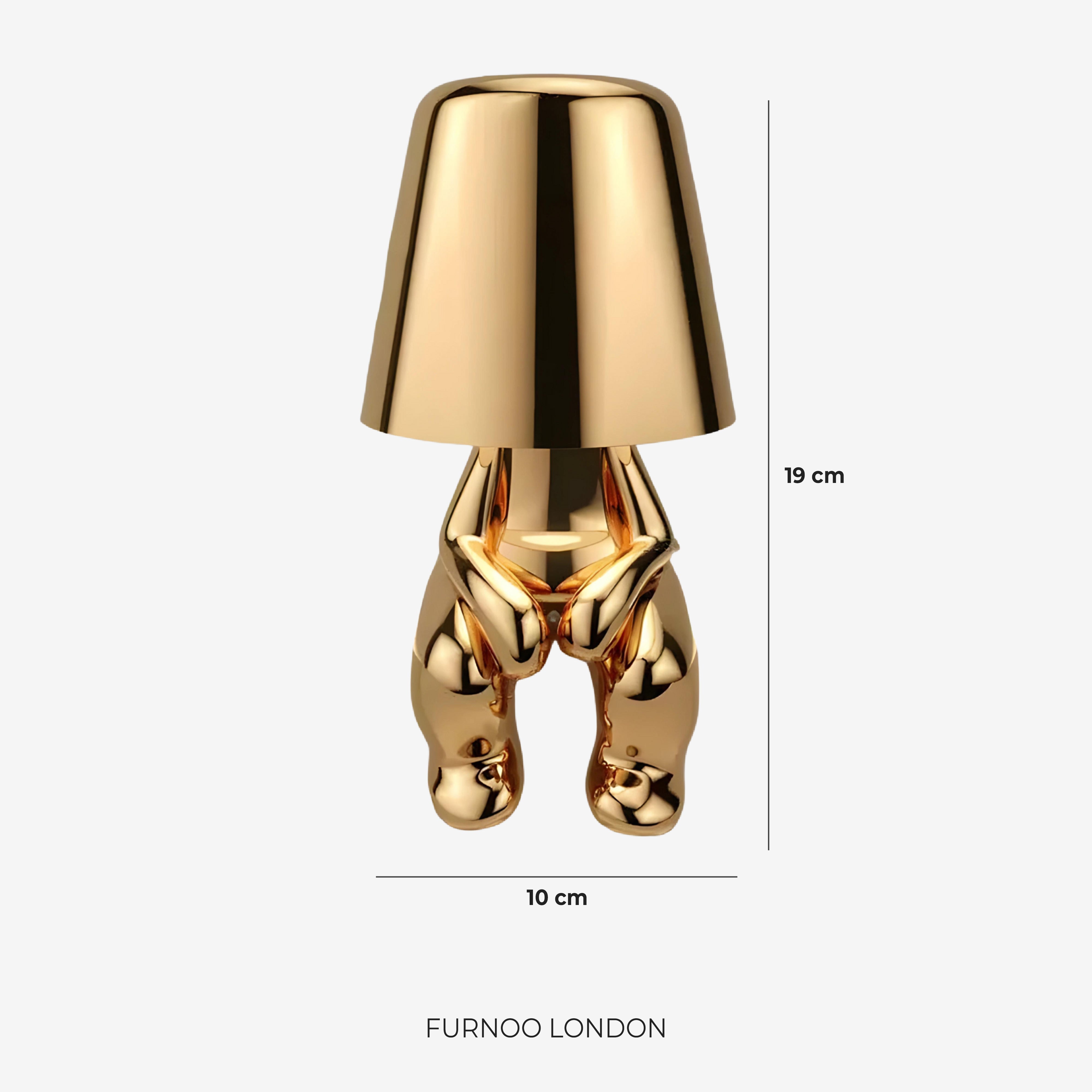 Metalen Tafellamp Sculptuur Figuur Sfeerlicht Touch Dimbaar LED Nachtlampje Goud Zilver Modern Design Decoratief | Sansoti