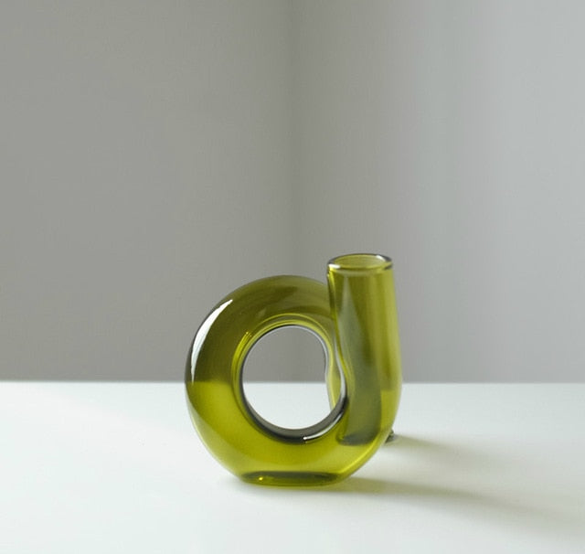Vaas Geblazen Glas Lus Design Hydroponic Borosilicaat Gekleurd Decoratie Tafel | Sansoti