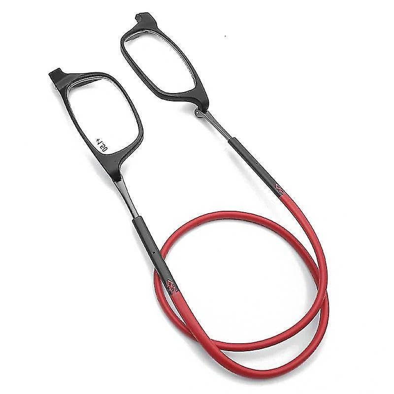 Magnetische Leesbril met Nekkoord – Handsfree Lezen met Moderne Design | Sansoti