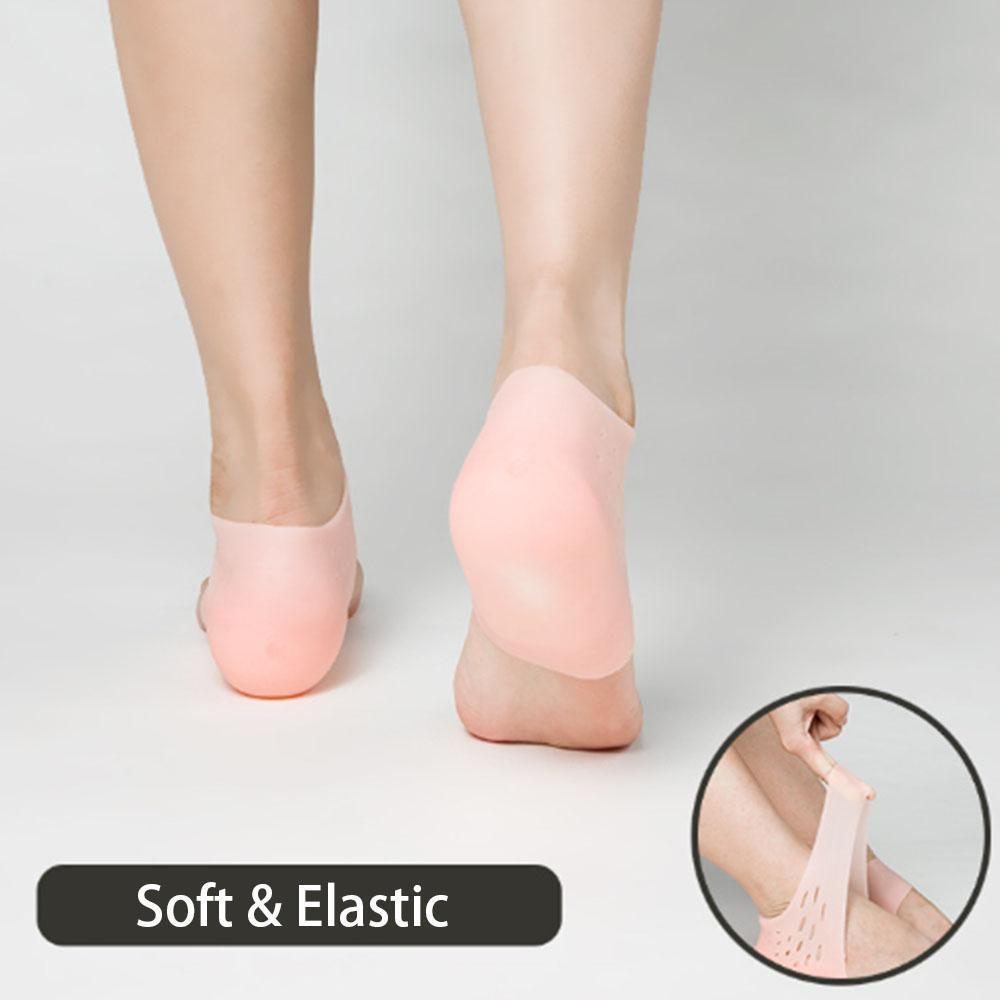 Semelles intérieures rehaussantes en silicone invisibles avec 4 niveaux de hauteur, confortables, pour chaussures, semelles ajoutant quelques centimètres, unisexes | Sansoti