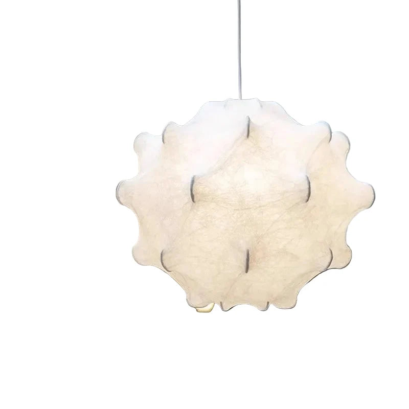 Handgeweven Zijden Hanglamp Cocon Warm Sfeerlicht Scandinavisch Design Slaapkamer Eetkamer Woonkamer Lamp | Sansoti