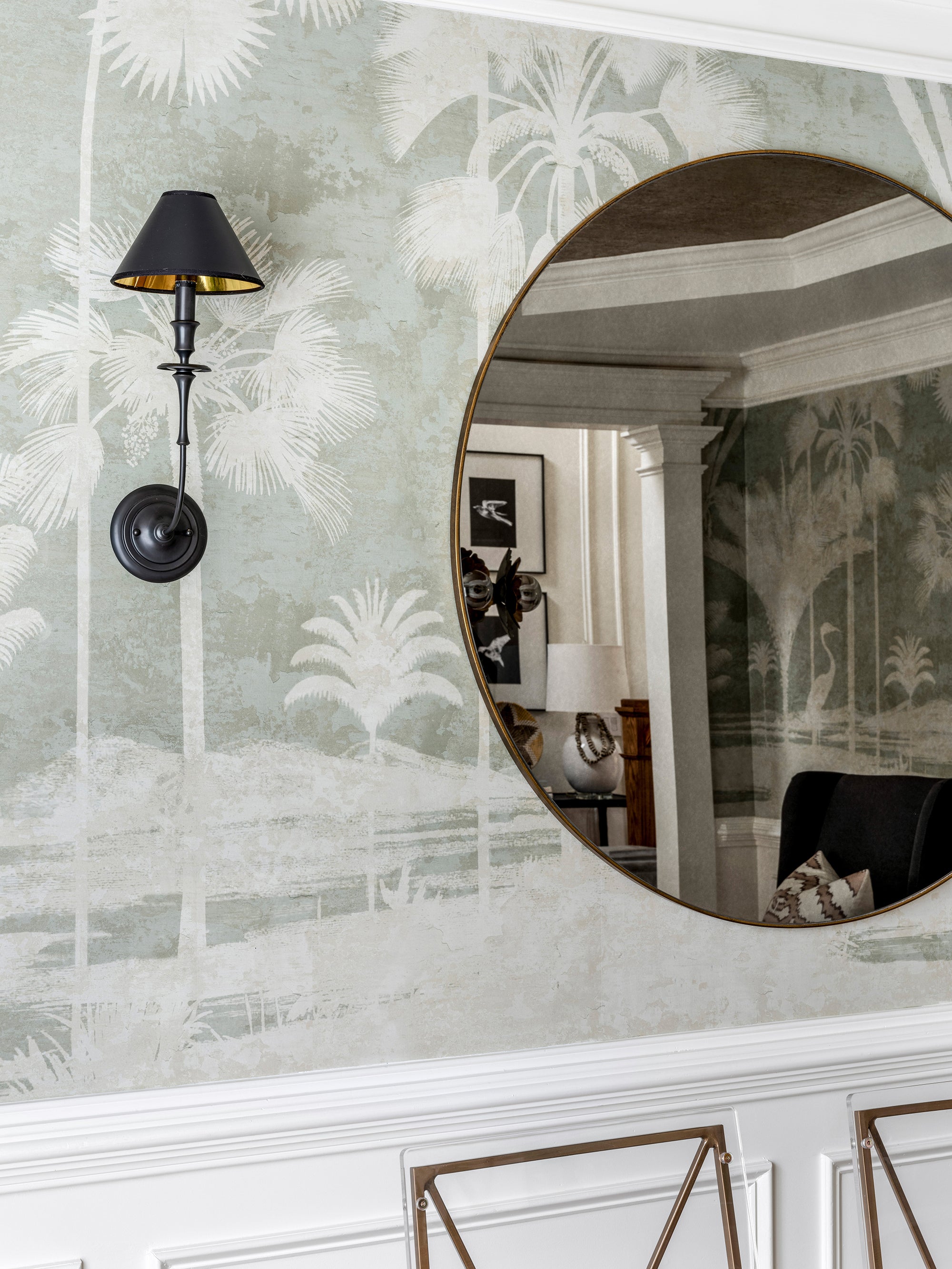 Applique Murale Moderne avec Abat-jour en Tissu Noir en Laiton, Nickel ou Noir – 1 ou 2 Points Lumineux Design | Restfield