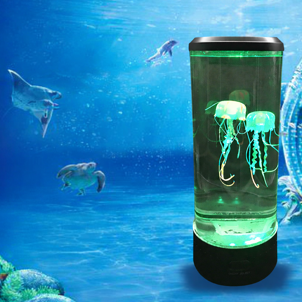 LED Kwallenlamp met 7 Kleuren Dimbaar Touch | Rustgevende Stemmingsverlichting Aquarium Sfeerverlichting | Sansoti