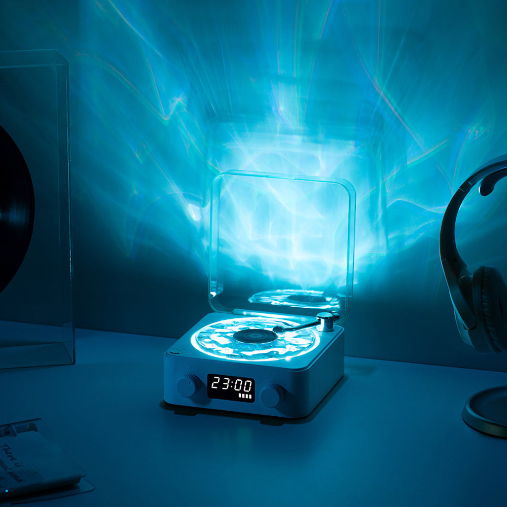 Bluetooth Speaker met Golflichtprojectie en Natuurgeluiden – Sfeerverlichting met Audio | Sansoti