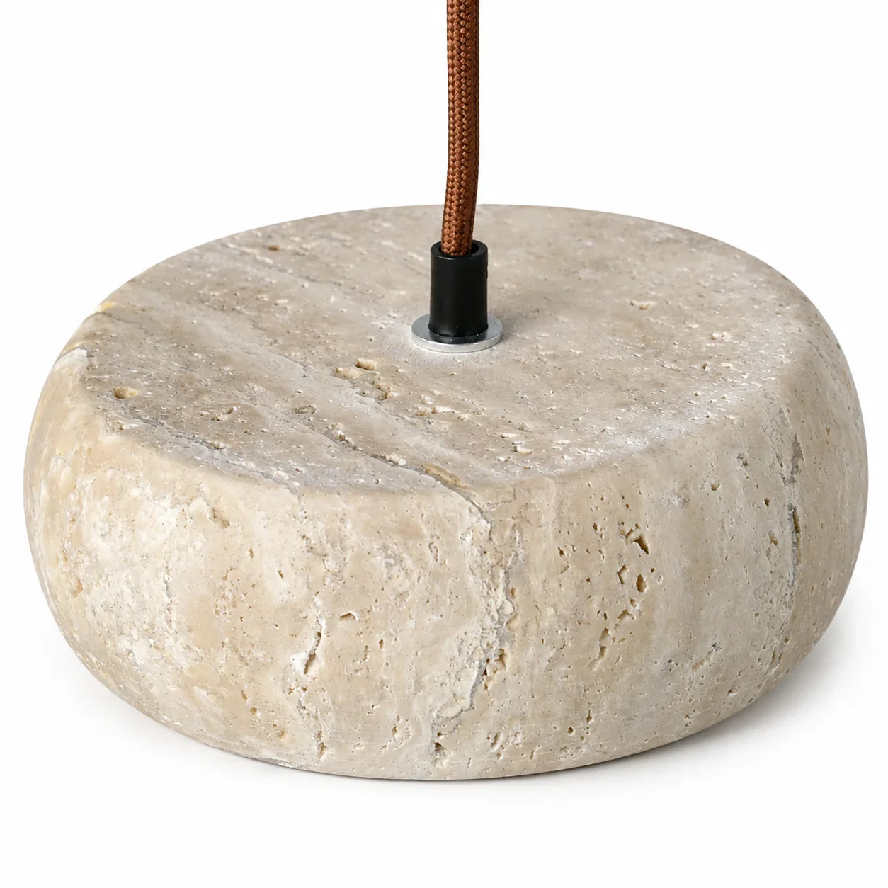 Travertijn Hanglamp Vintage Crème Natuursteen Wabi Sabi Stijl Eetkamer Slaapkamer | Sansoti