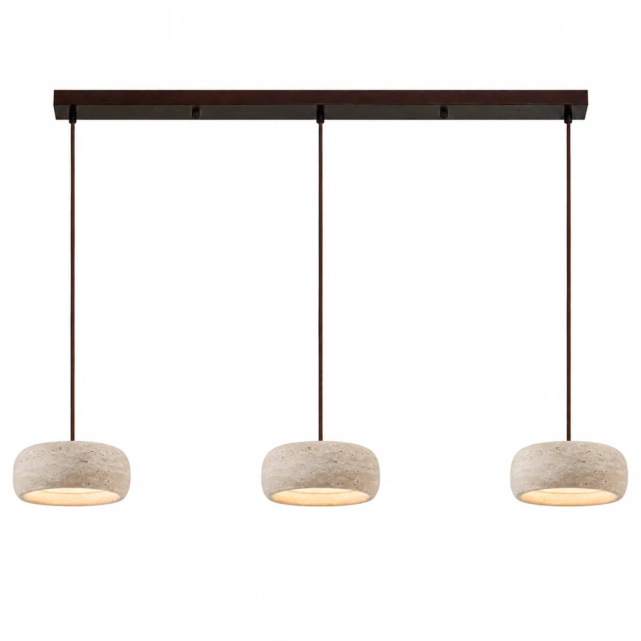 Travertijn Hanglamp Vintage Crème Natuursteen Wabi Sabi Stijl Eetkamer Slaapkamer | Sansoti