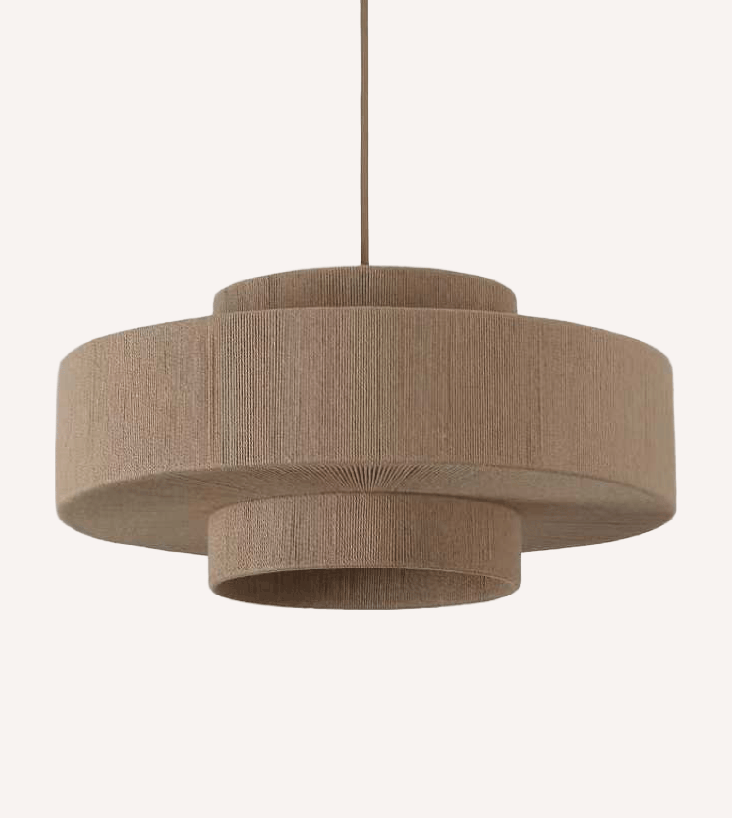 Hanglamp Gevlochten Katoen 50cm Boho Scandinavisch Design Verstelbaar | Sansoti