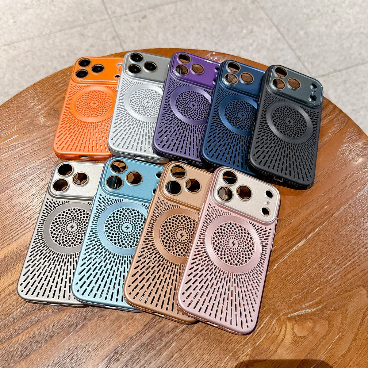 Protective Case with Camera Protection and MagSafe Support for iPhone 12 to 17 Available in 9 Colors | Sansoti