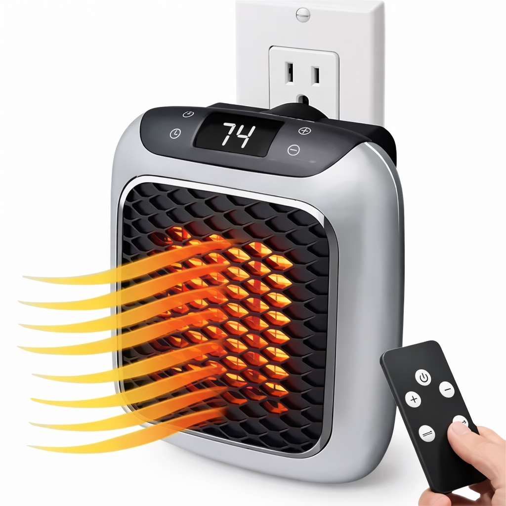 Keramische Stekkerverwarming 800W Timer Kantelbeveiliging Oververhittingsbeveiliging Stille Verwarming | Sansoti