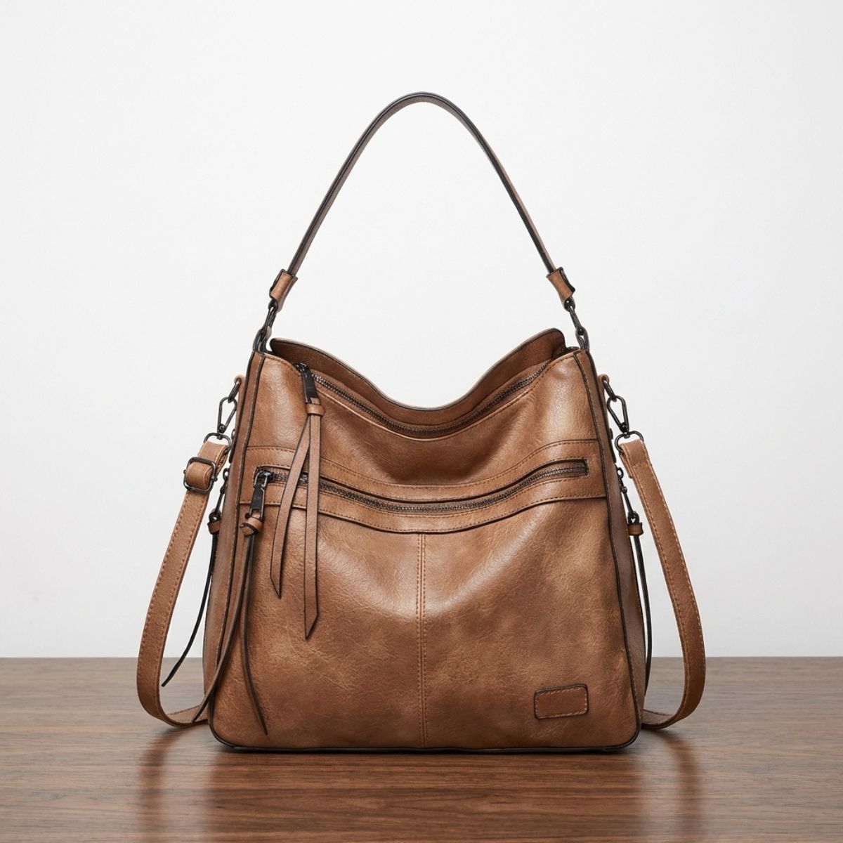 Leren Schoudertas met Verstelbare Riem Dames Premium Flap Crossbody Handtas voor Dagelijks Gebruik en Uitgaan | Sansoti