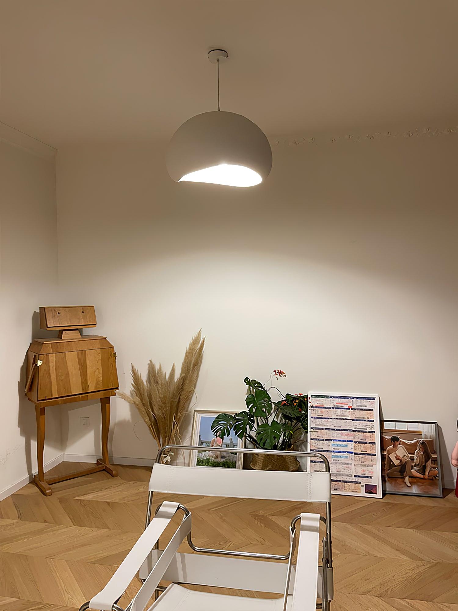 Hanglamp Koepelvorm Polystyreen Grijs Wit Zes Maten E26 E27 Fitting Verstelbare Kabel 150cm Scandinavisch Design Huiskamer Keuken Eethoek Dimbaar | Sansoti