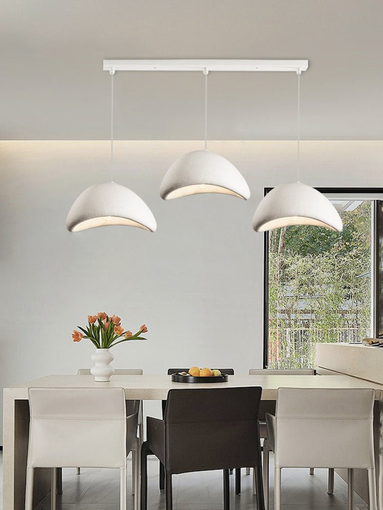 Hanglamp Koepelvorm Polystyreen Grijs Wit Zes Maten E26 E27 Fitting Verstelbare Kabel 150cm Scandinavisch Design Huiskamer Keuken Eethoek Dimbaar | Sansoti