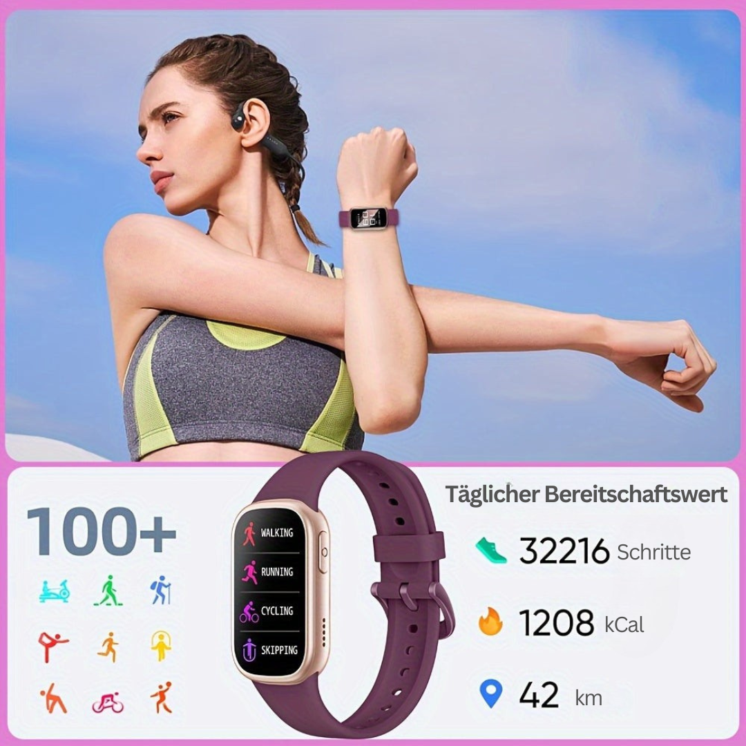 Kinder-Smartwatch mit Aktivitätstracker, Telefonfunktion, wasserdicht nach IP68, Touchscreen und Lernuhr | Sansoti