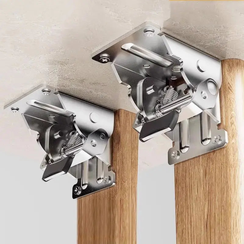 Klaptafelbeslag Staal – Zelfvergrendelend tot 225 kg – 90° Montage – 2 Stuks | Sansoti