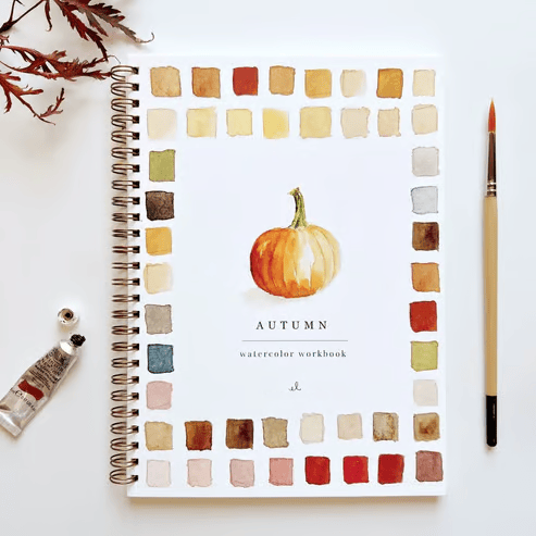 Watercolor Painting Book with Stencils and Paint Set for Beginners Adults Children Creative Hobby Drawing | Sansoti