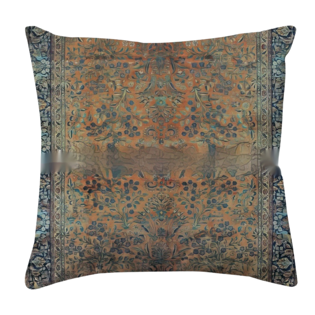 Kilim Kussenhoes 45x45 cm – Zachte Pluche met Uniek Patroon voor de Woonkamer | Sansoti