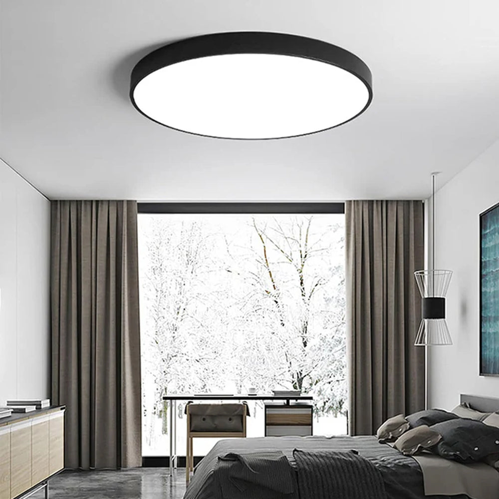 Runde LED Deckenleuchte Ultraflach Nordic Modern Dimmbar Acryl Wohnzimmer Schlafzimmer | Restfield