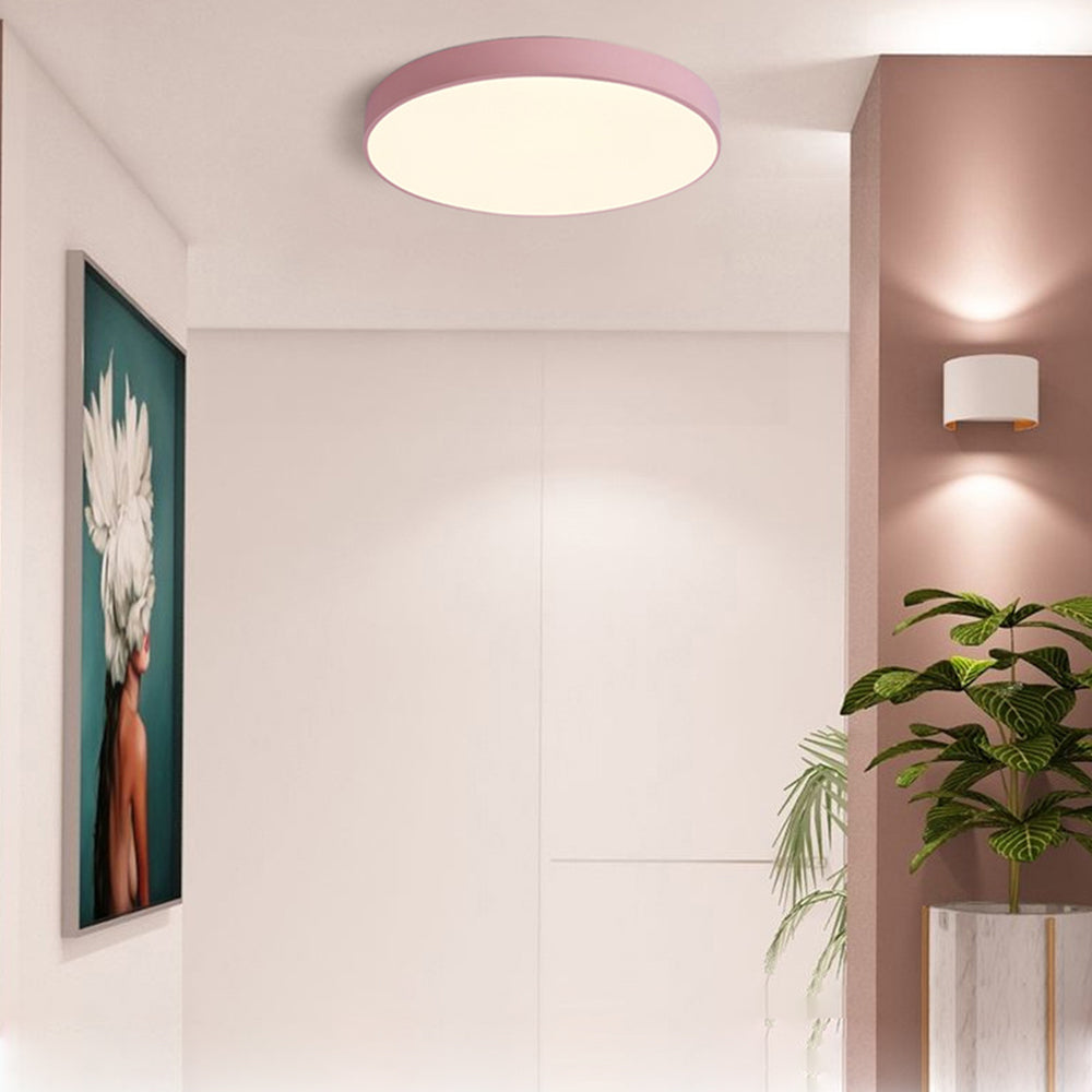 Runde LED Deckenleuchte Ultraflach Nordic Modern Dimmbar Acryl Wohnzimmer Schlafzimmer | Restfield