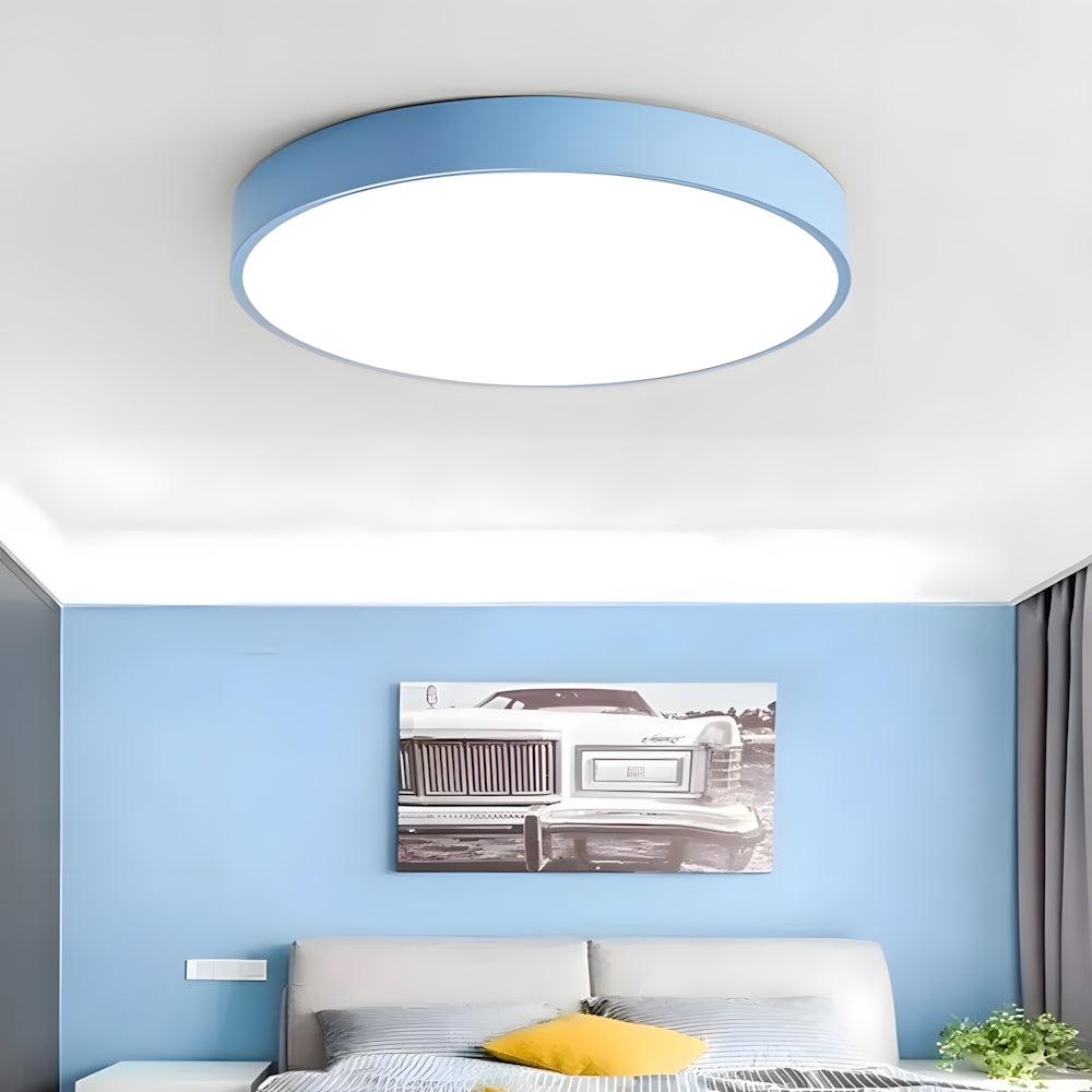 Runde LED Deckenleuchte Ultraflach Nordic Modern Dimmbar Acryl Wohnzimmer Schlafzimmer | Restfield