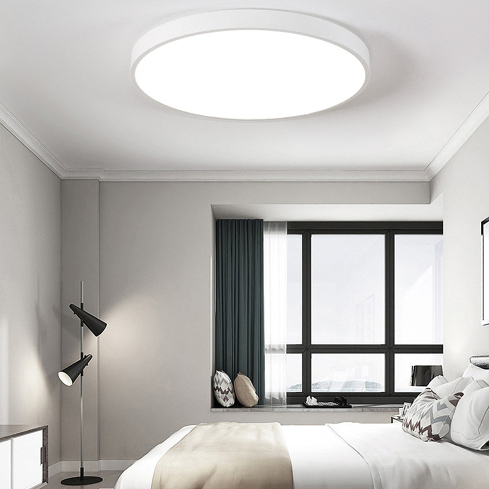 Runde LED Deckenleuchte Ultraflach Nordic Modern Dimmbar Acryl Wohnzimmer Schlafzimmer | Restfield