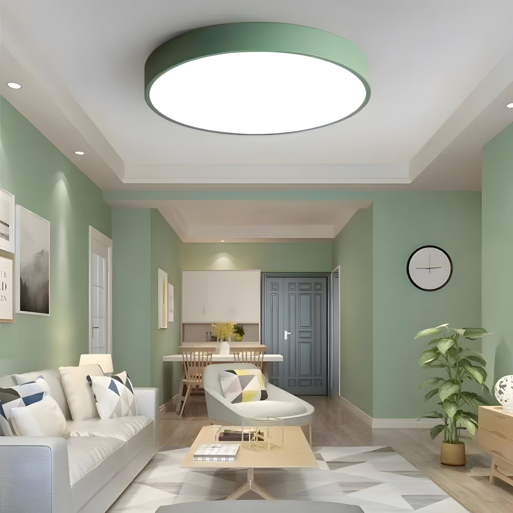 Runde LED Deckenleuchte Ultraflach Nordic Modern Dimmbar Acryl Wohnzimmer Schlafzimmer | Restfield