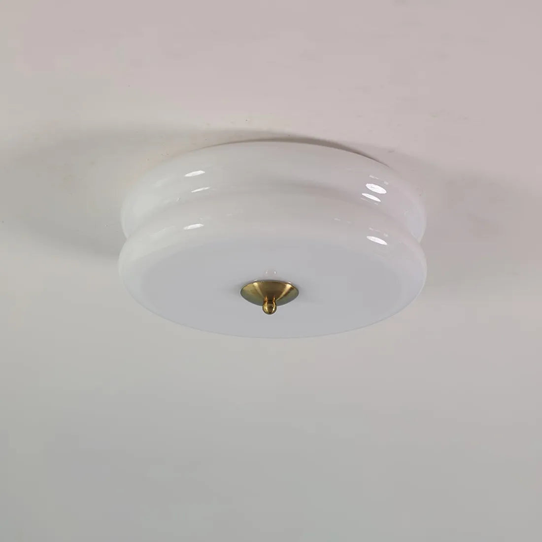 Plafondlamp Vintage Glas 1920s Industrieel Goud Chroom LED Eetkamer Woonkamer Slaapkamer | Sansoti