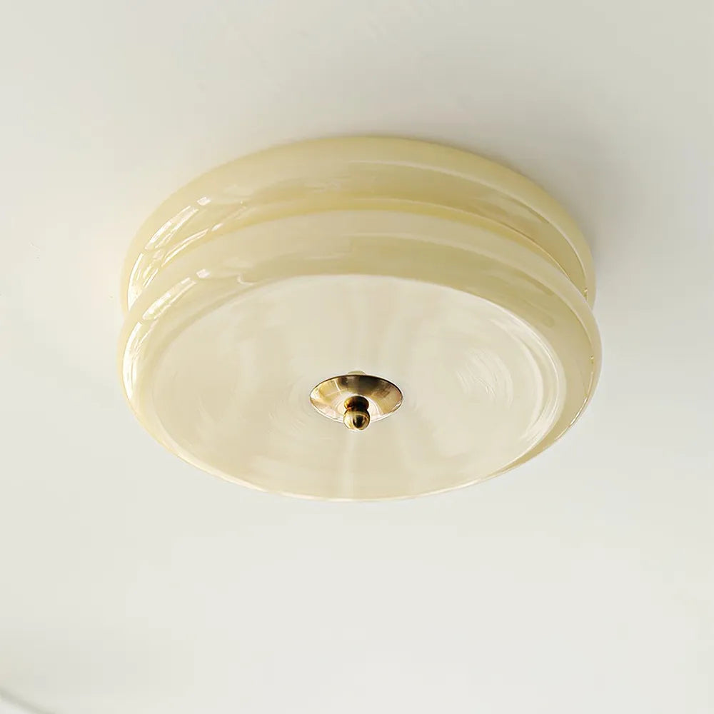 Plafondlamp Vintage Glas 1920s Industrieel Goud Chroom LED Eetkamer Woonkamer Slaapkamer | Sansoti
