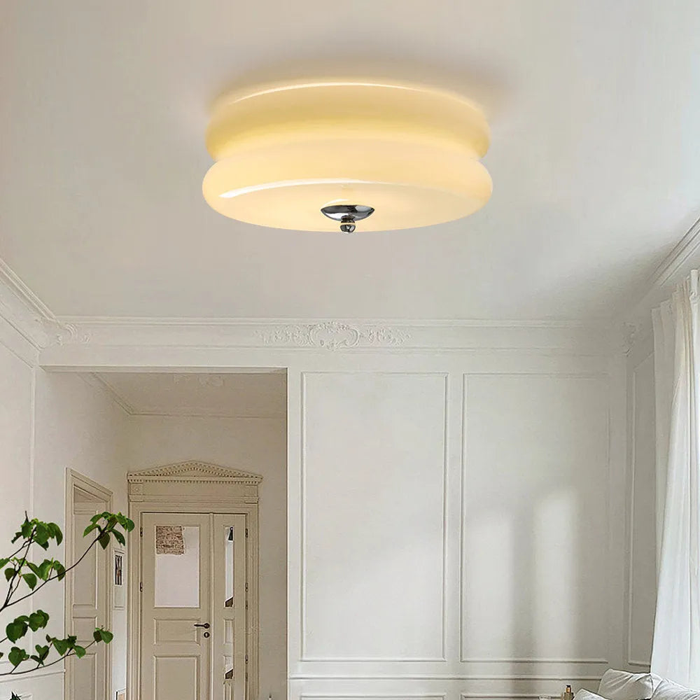 Plafondlamp Vintage Glas 1920s Industrieel Goud Chroom LED Eetkamer Woonkamer Slaapkamer | Sansoti